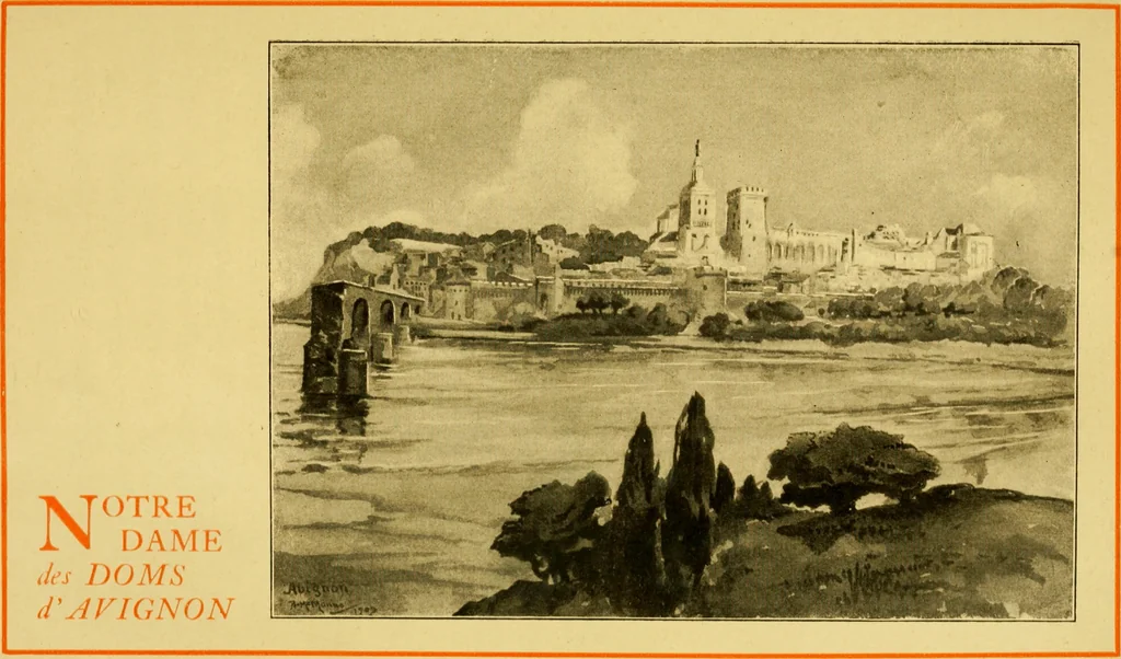 An illustration from Cathedrals of southern France, 1904, leaf 244