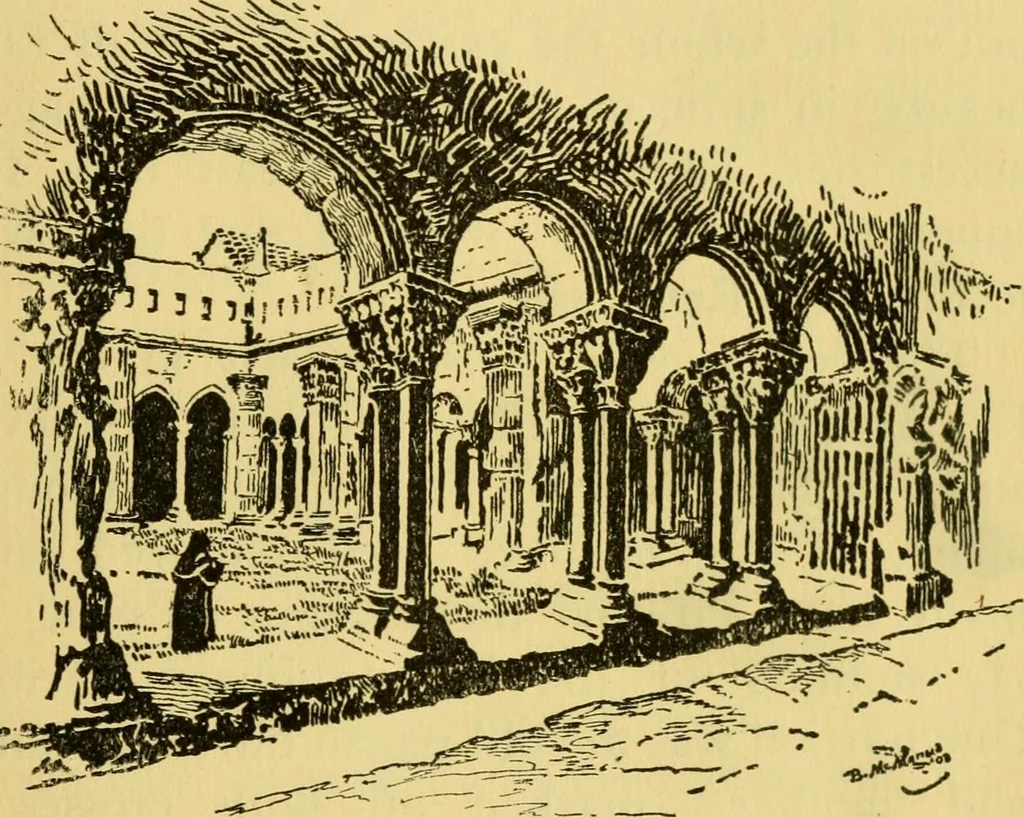 An illustration from Cathedrals of southern France, 1904, leaf 262