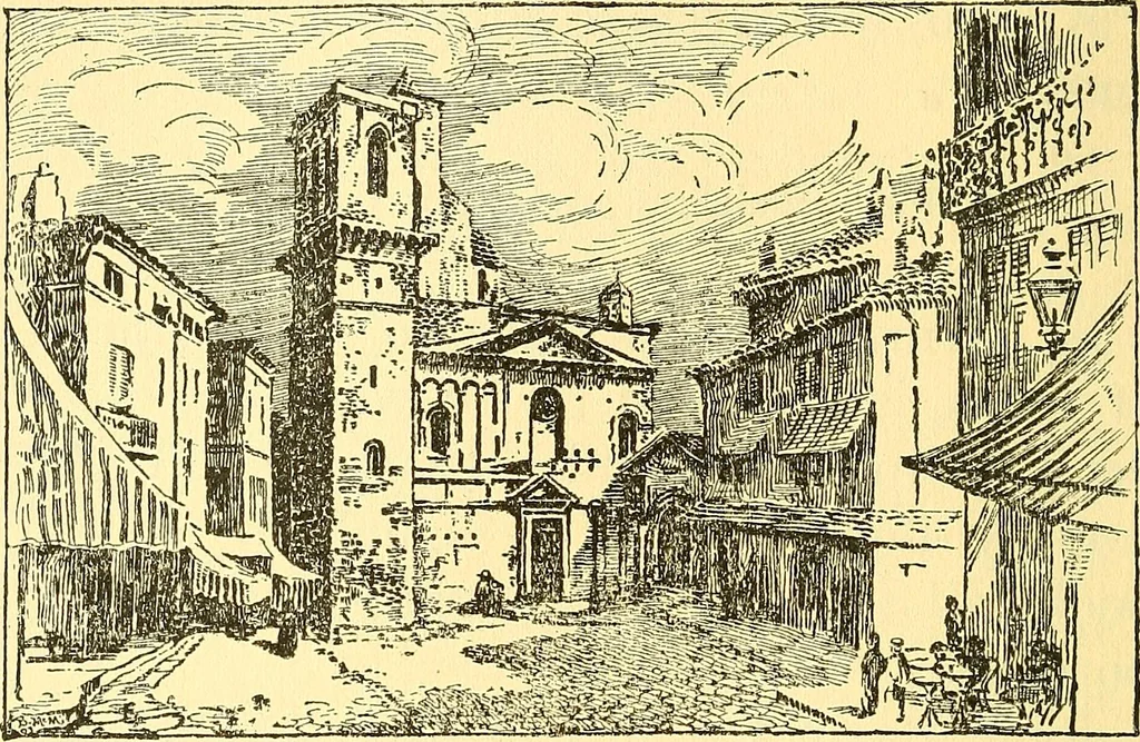 An illustration from Cathedrals of southern France, 1904, leaf 265