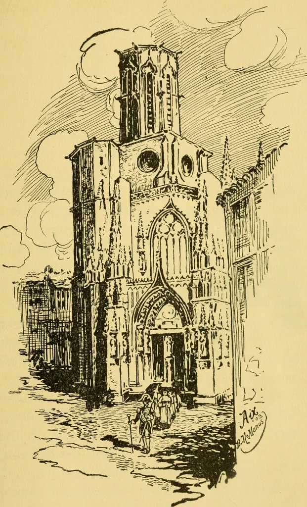An illustration from Cathedrals of southern France, 1904, leaf 354