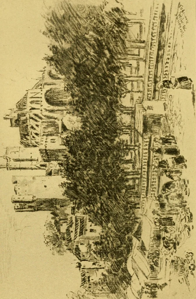 An illustration from Cathedrals of southern France, 1904, leaf 410