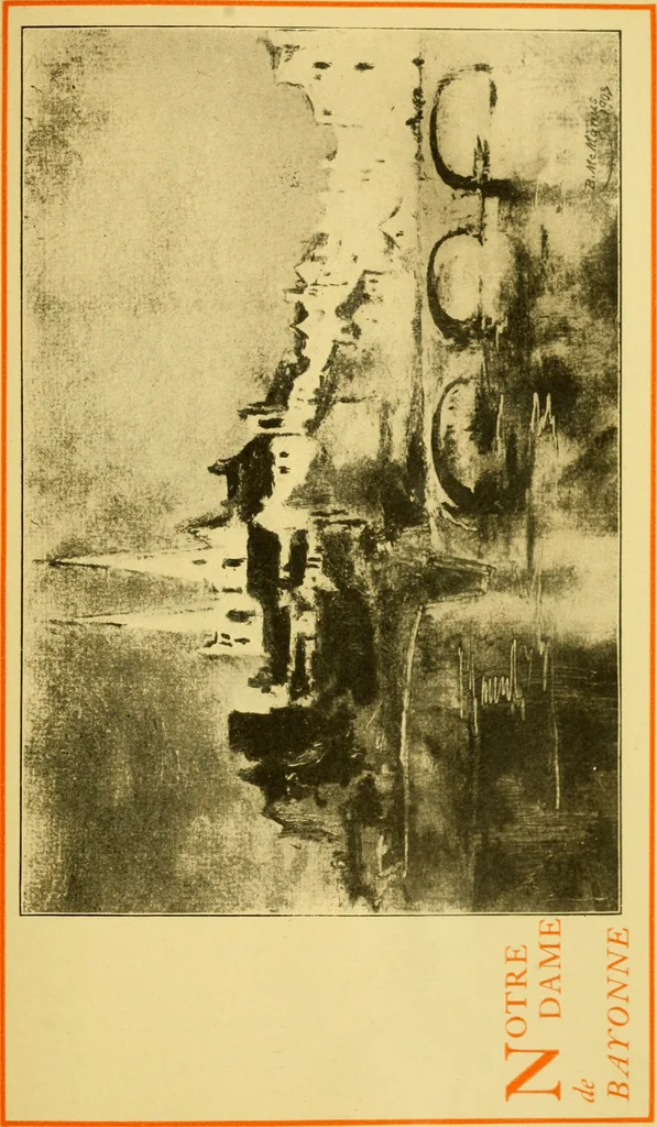 An illustration from Cathedrals of southern France, 1904, leaf 444