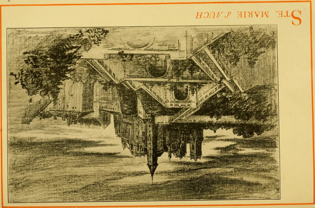 An illustration from Cathedrals of southern France, 1904, leaf 476
