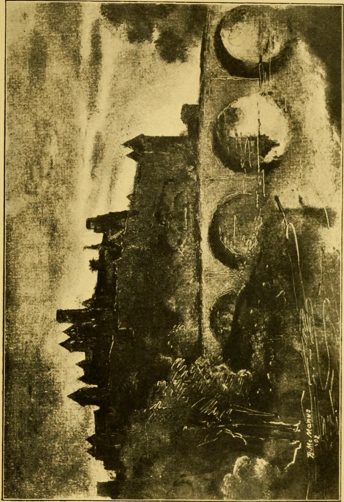 An illustration from Cathedrals of southern France, 1904, leaf 496