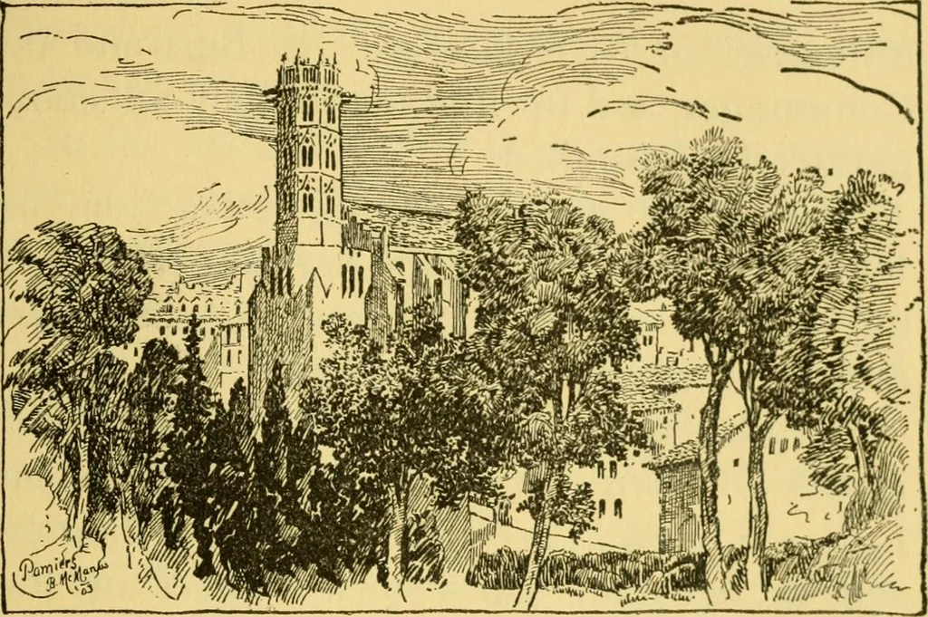An illustration from Cathedrals of southern France, 1904, leaf 512