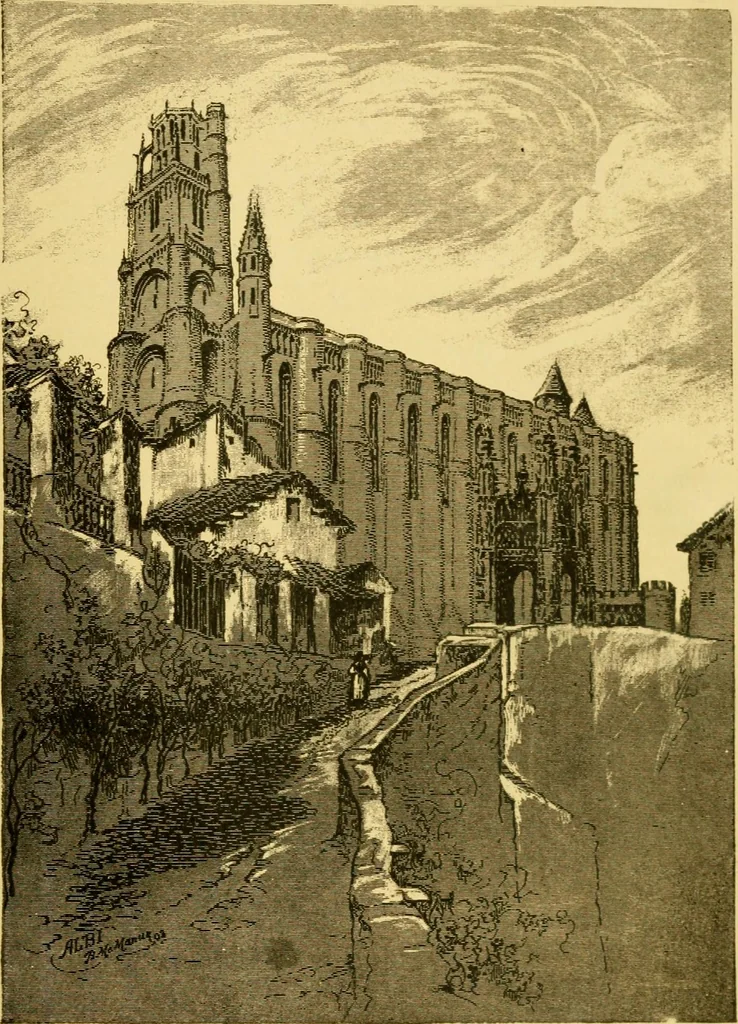 An illustration from Cathedrals of southern France, 1904, leaf 540