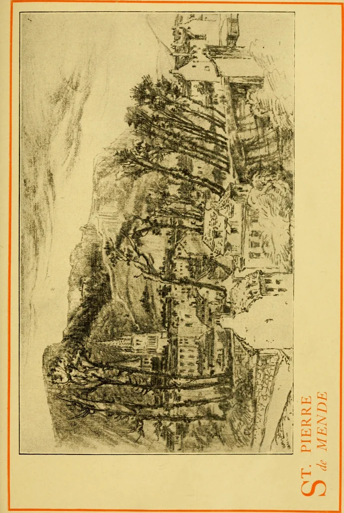 An illustration from Cathedrals of southern France, 1904, leaf 550