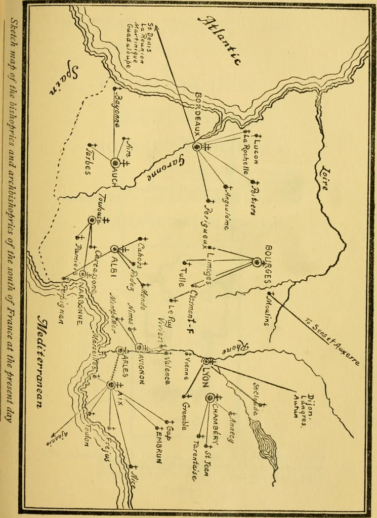 An illustration from Cathedrals of southern France, 1904, leaf 580
