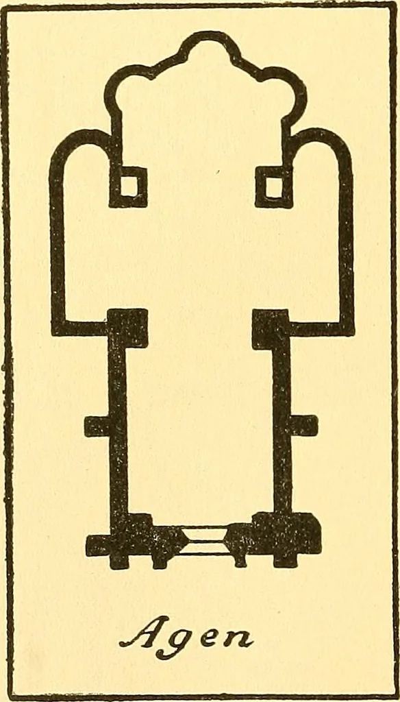 An illustration from Cathedrals of southern France, 1904, leaf 581