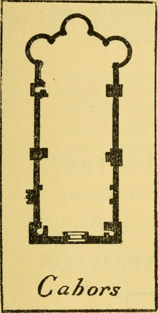 An illustration from Cathedrals of southern France, 1904, leaf 588