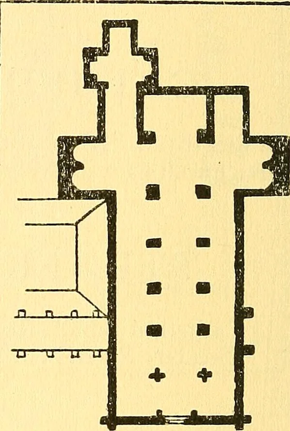 An illustration from Cathedrals of southern France, 1904, leaf 593