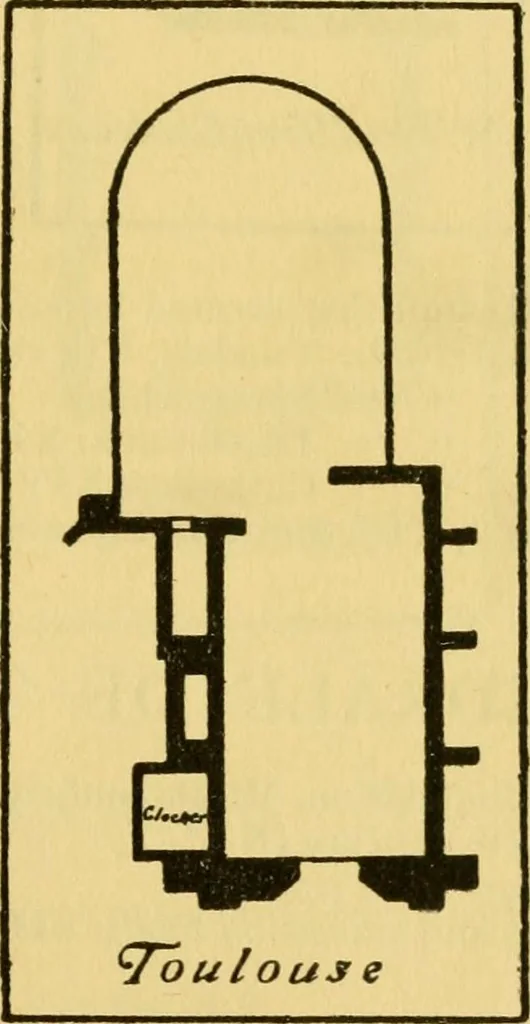 An illustration from Cathedrals of southern France, 1904, leaf 602