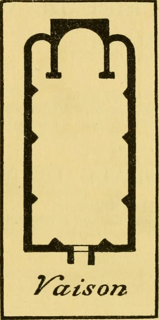 An illustration from Cathedrals of southern France, 1904, leaf 604