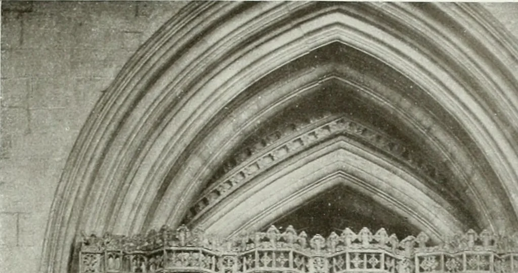 An illustration from The cathedrals and other churches of Great Britain, 1911, leaf 100
