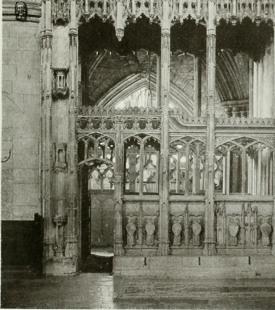 An illustration from The cathedrals and other churches of Great Britain, 1911, leaf 100