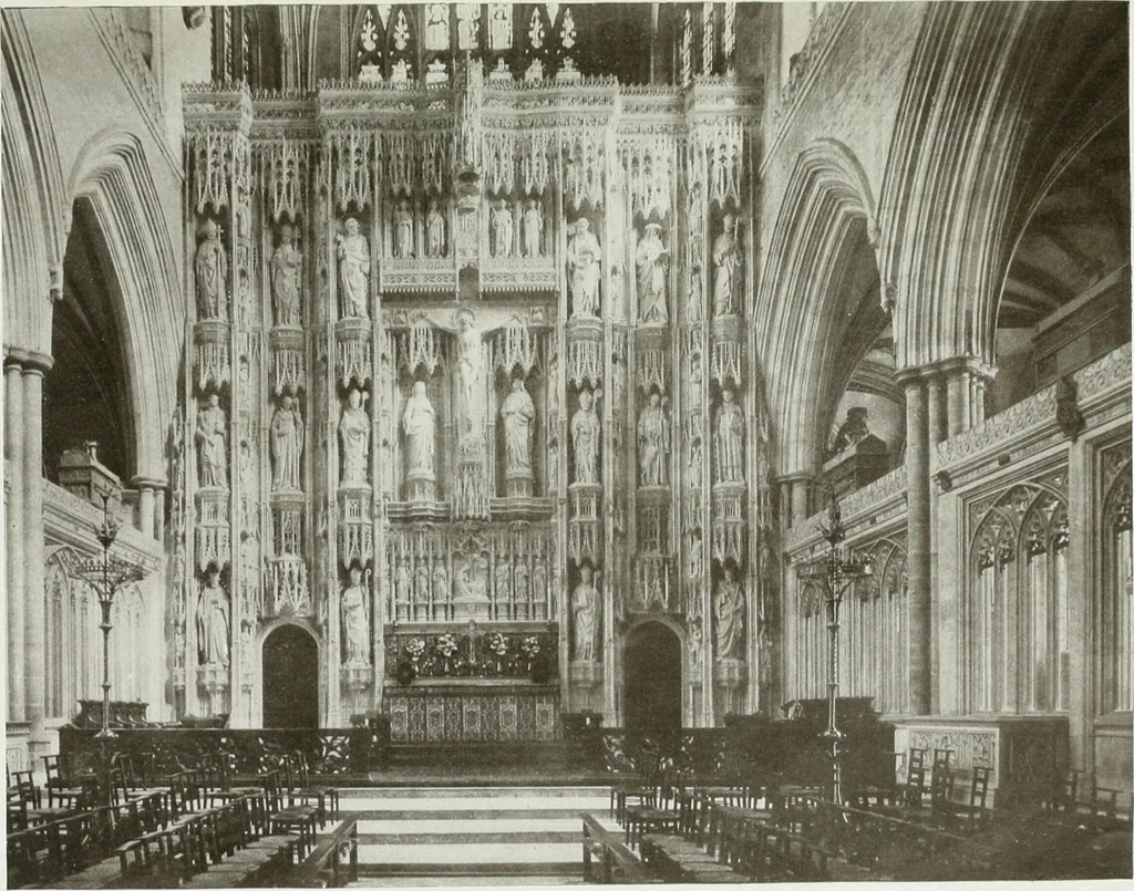 An illustration from The cathedrals and other churches of Great Britain, 1911, leaf 114