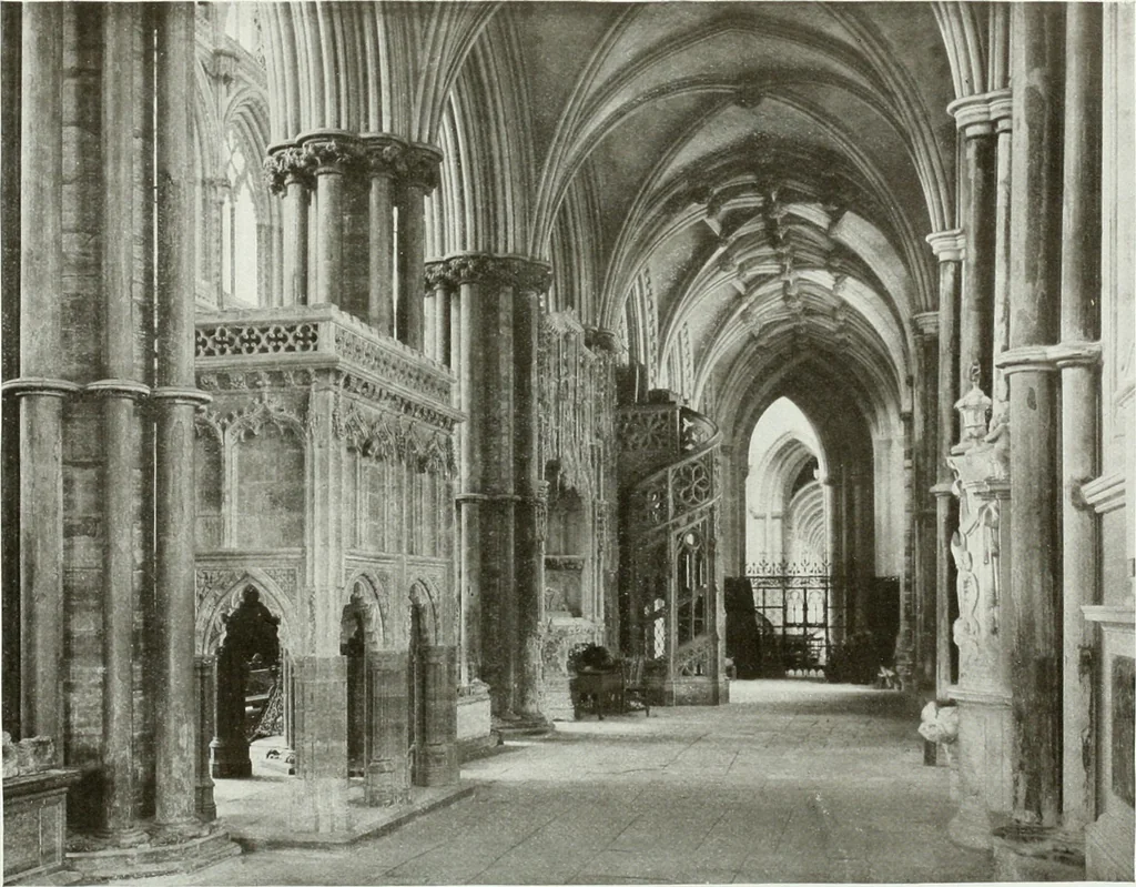 An illustration from The cathedrals and other churches of Great Britain, 1911, leaf 55