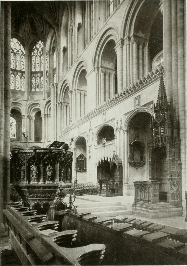 An illustration from The cathedrals and other churches of Great Britain, 1911, leaf 84