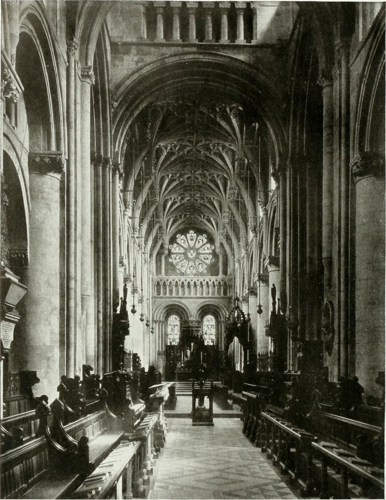 An illustration from The cathedrals and other churches of Great Britain, 1911, leaf 85