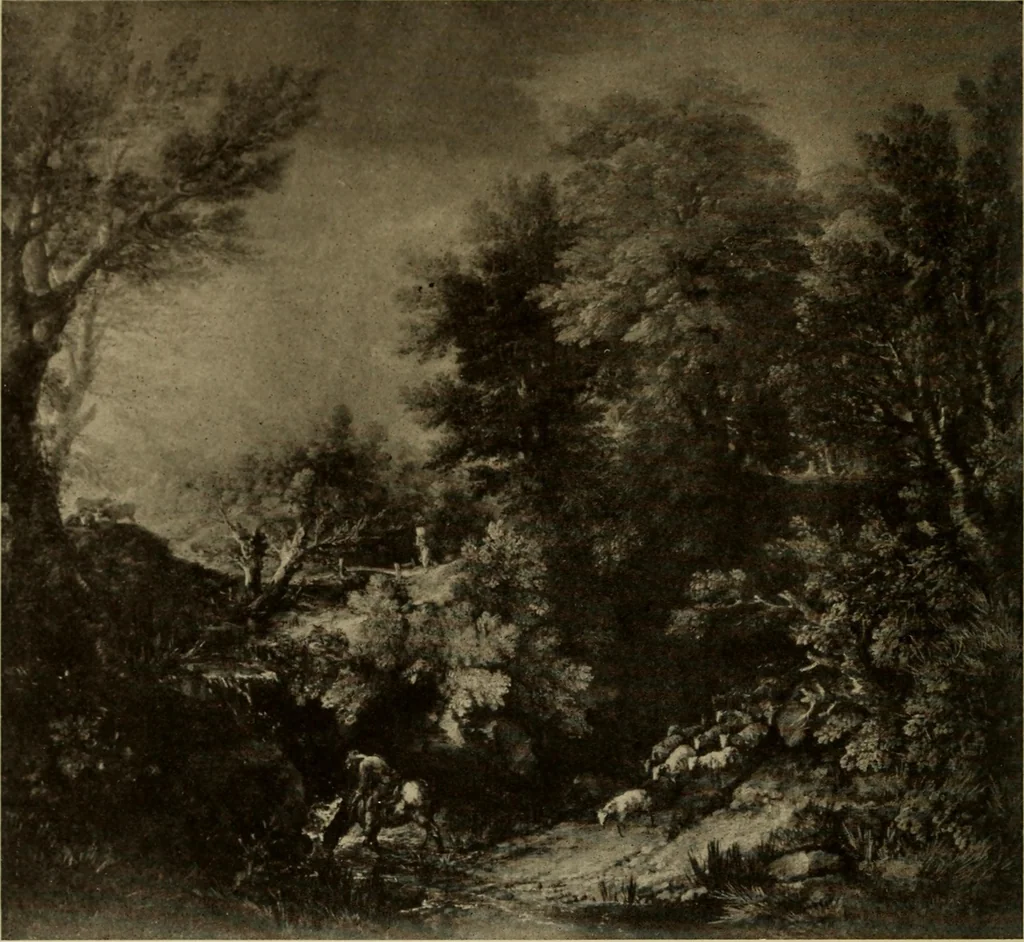 An illustration from Catalogue of paintings and drawings., 1922, leaf 105