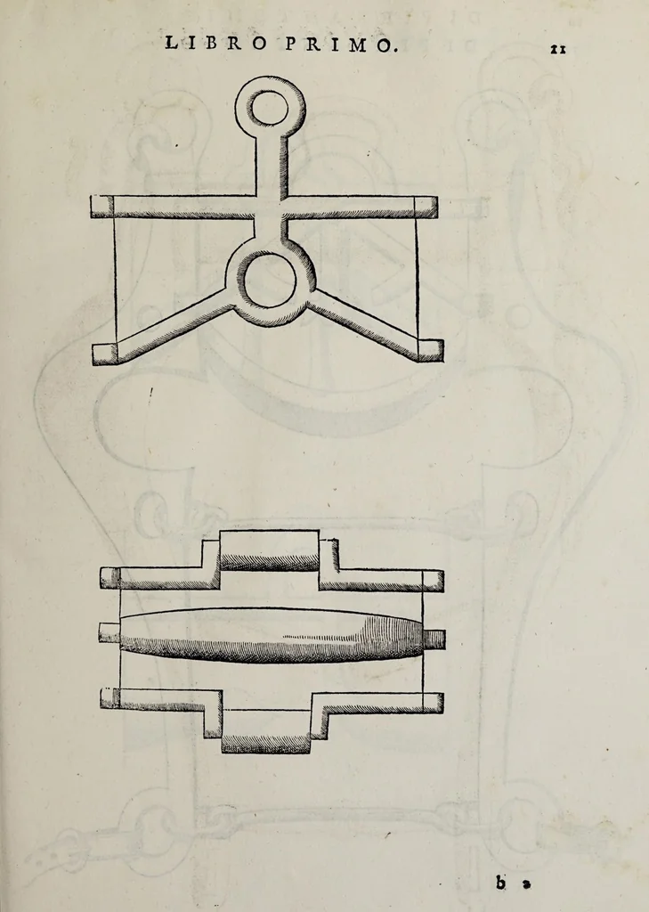 An illustration from Cauallo frenato, 1602, leaf 187