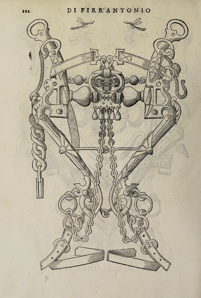 An illustration from Cauallo frenato, 1602, leaf 298