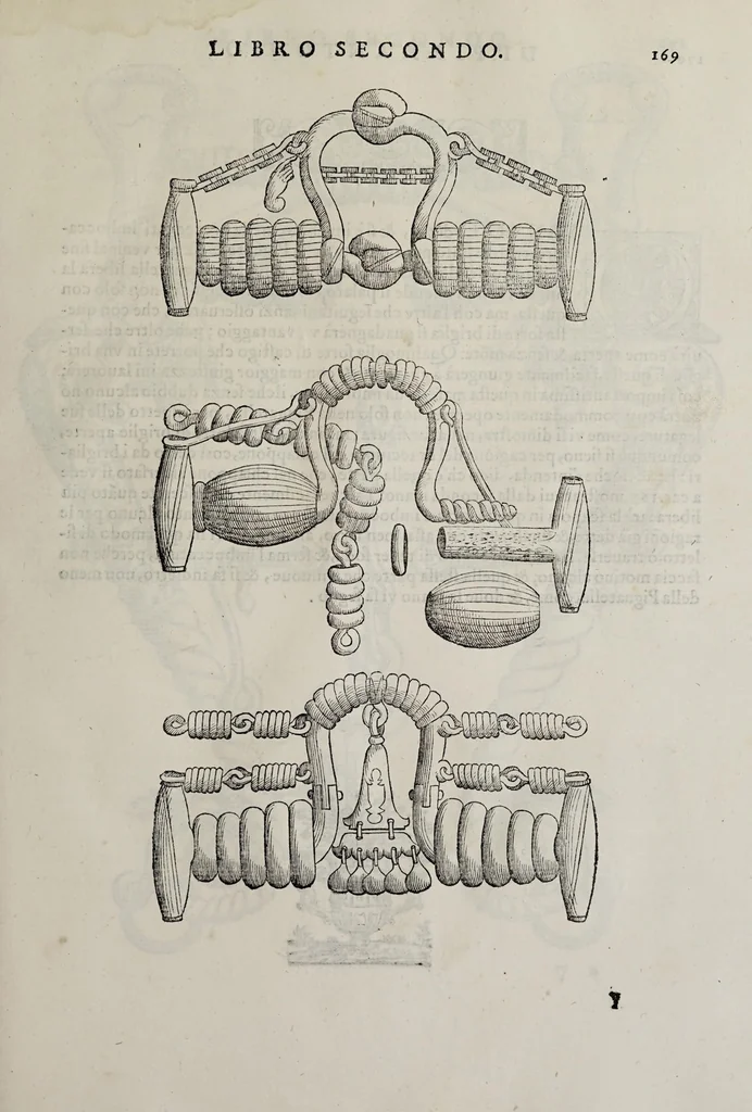 An illustration from Cauallo frenato, 1602, leaf 345