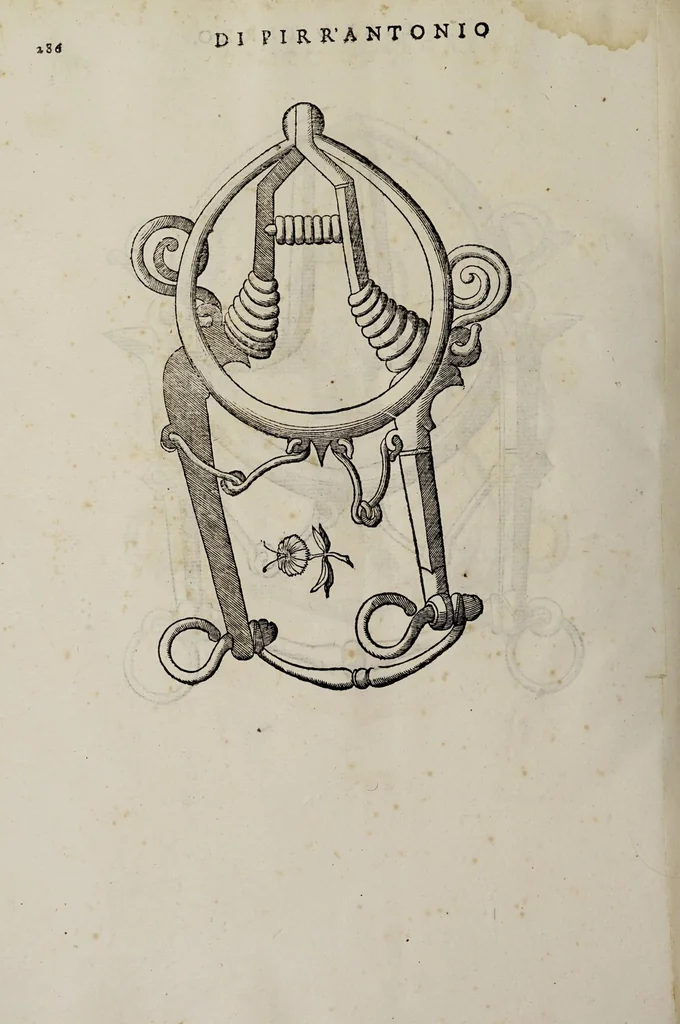 An illustration from Cauallo frenato, 1602, leaf 462
