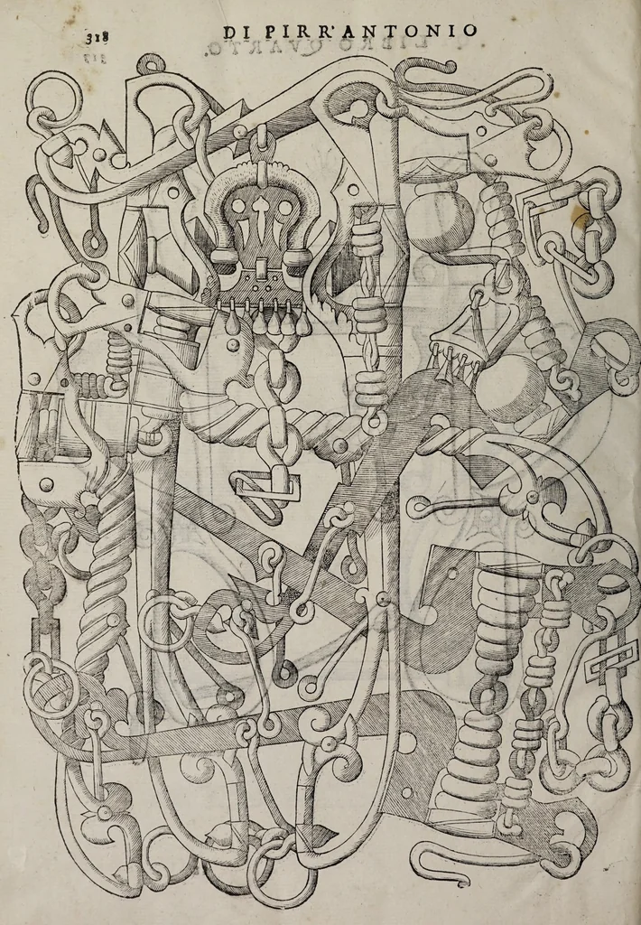 An illustration from Cauallo frenato, 1602, leaf 492