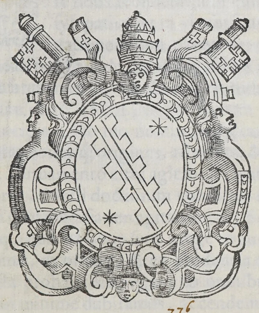 An illustration from Causa aestus maris, 1590, leaf 5