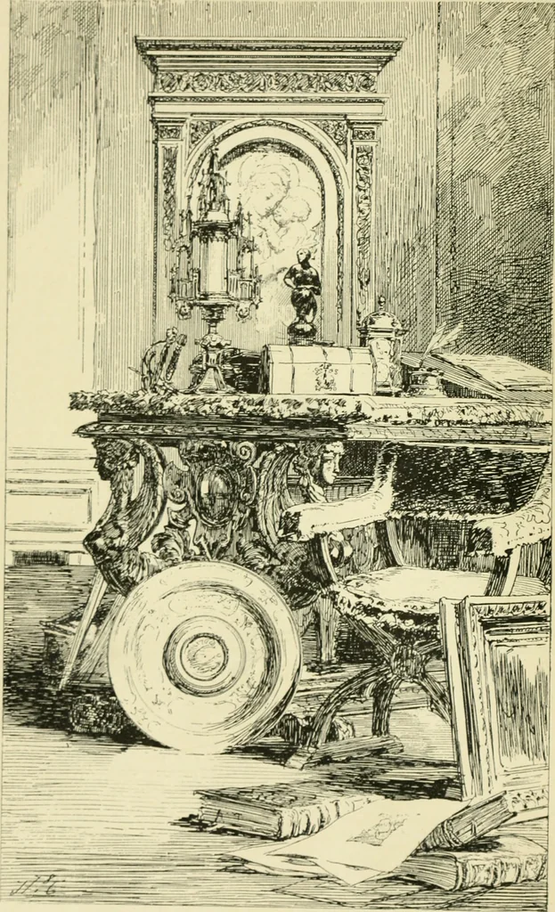 An illustration from Causeries sur l'art et la curiosité, 1878, leaf 7