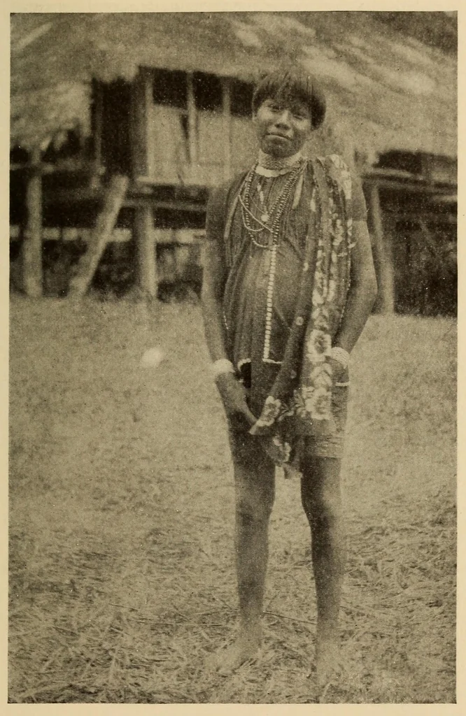 An illustration from The Cayapa Indians of Ecuador, 1925, leaf 117