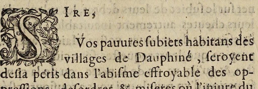 An illustration from Cayer presenté au roy ... contenant plusieurs plaintes & doleances desdictes communautez., 1609, leaf 3