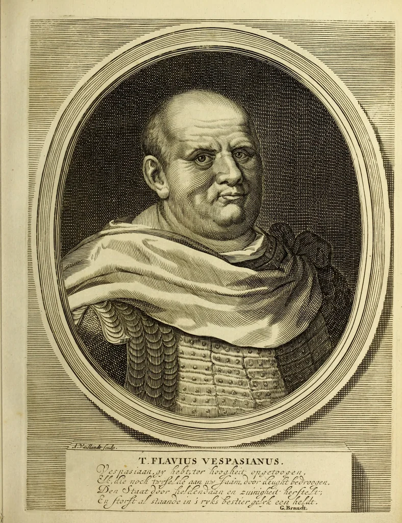 An illustration from C. Cornelius Tacitus. Jaarboeken en Historien, ook zyn Germanie, 1684, leaf 666