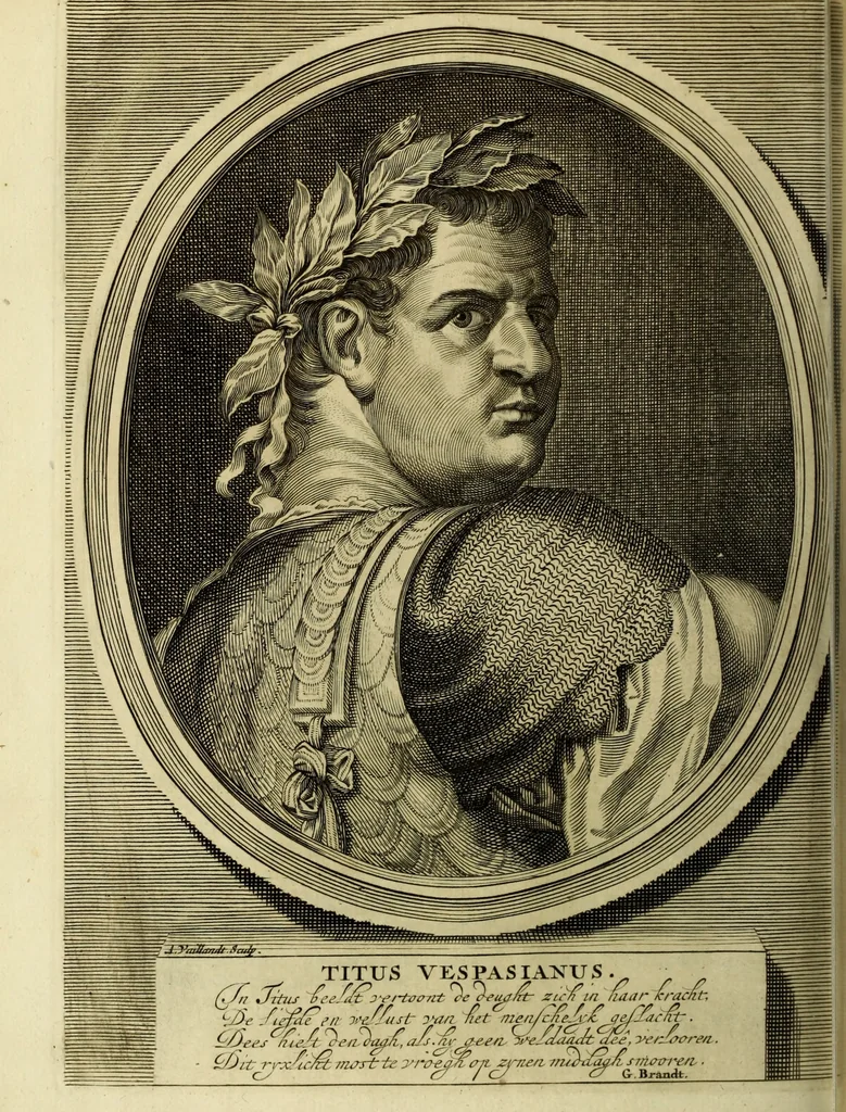 An illustration from C. Cornelius Tacitus. Jaarboeken en Historien, ook zyn Germanie, 1684, leaf 733