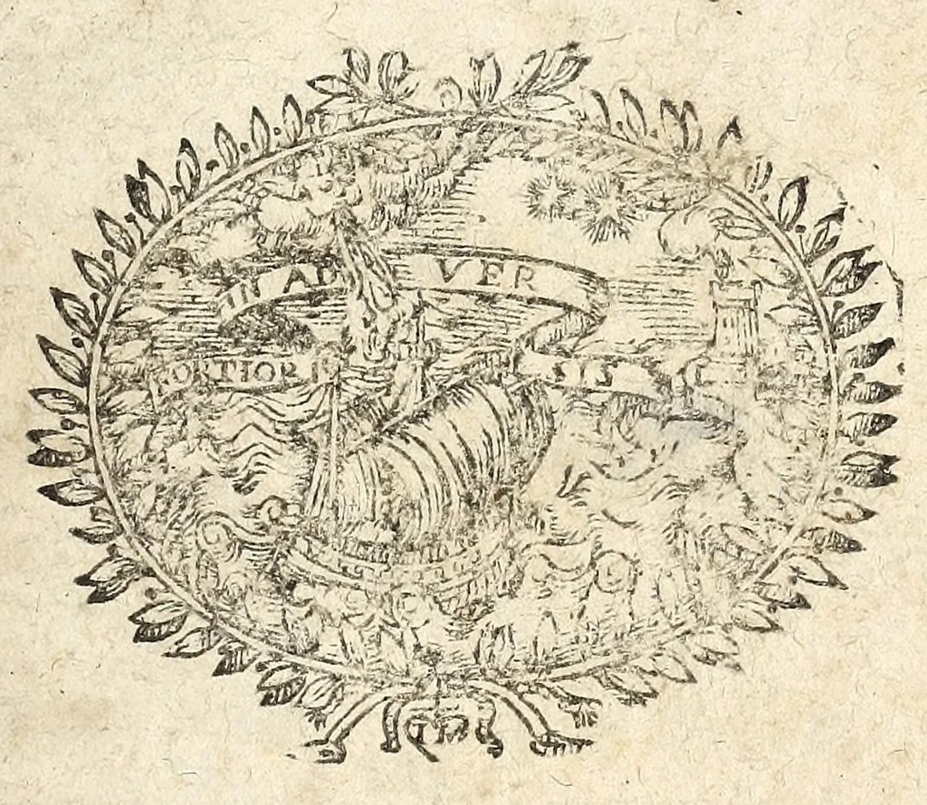 An illustration from Celebre Harangve Faicte Av Roy : par les Habitans de la ville de Bordeaux, en forme de Remonstrance. Prononcee le troisiesme de Nouembre., 1615, leaf 15
