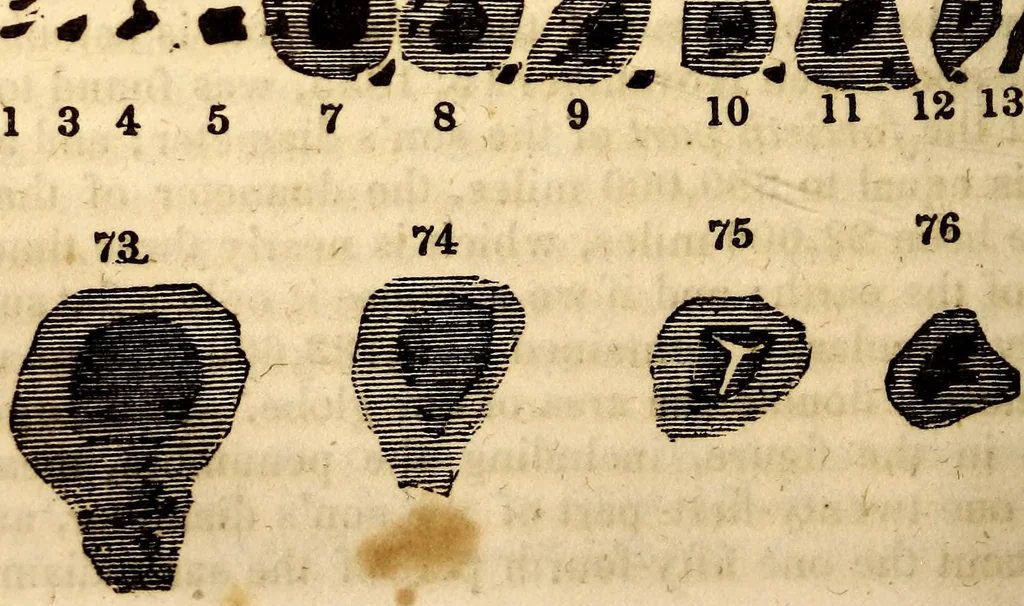 An illustration from Celestial scenery, or, The Wonders of the planetary system displayed : illustrating the perfections of deity and a plurality of worlds, 1845, leaf 213