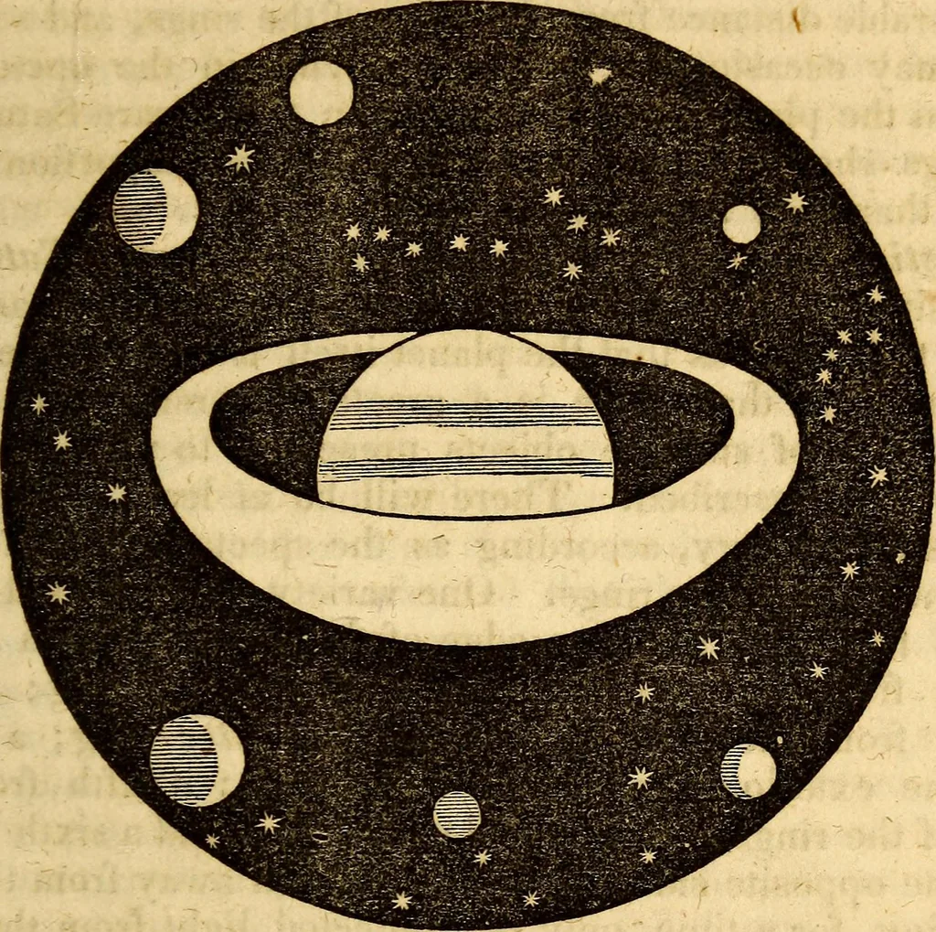 An illustration from Celestial scenery, or, The Wonders of the planetary system displayed : illustrating the perfections of deity and a plurality of worlds, 1845, leaf 334