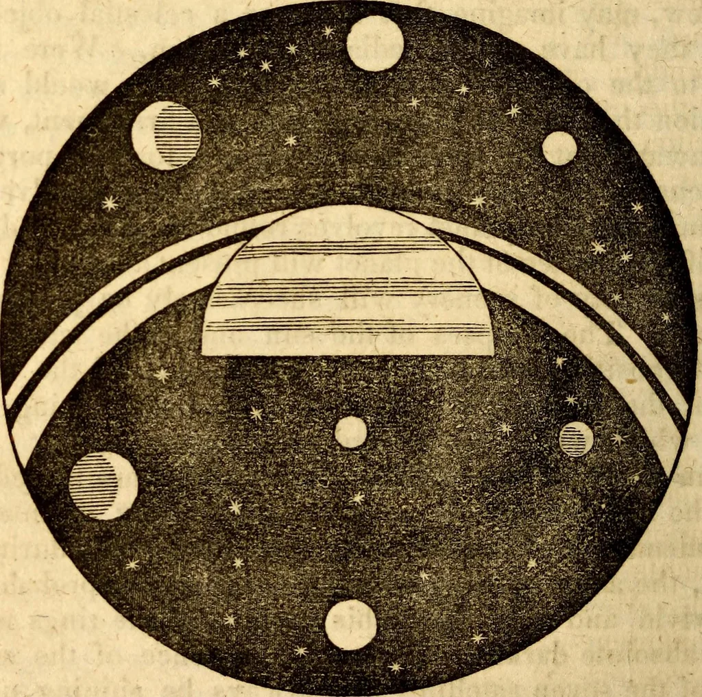 An illustration from Celestial scenery, or, The Wonders of the planetary system displayed : illustrating the perfections of deity and a plurality of worlds, 1845, leaf 337