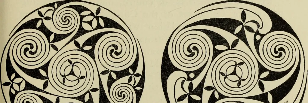 An illustration from Celtic art in pagan and Christian times, 1904, leaf 242