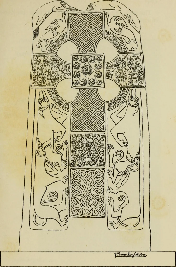 An illustration from Celtic art in pagan and Christian times, 1904, leaf 258