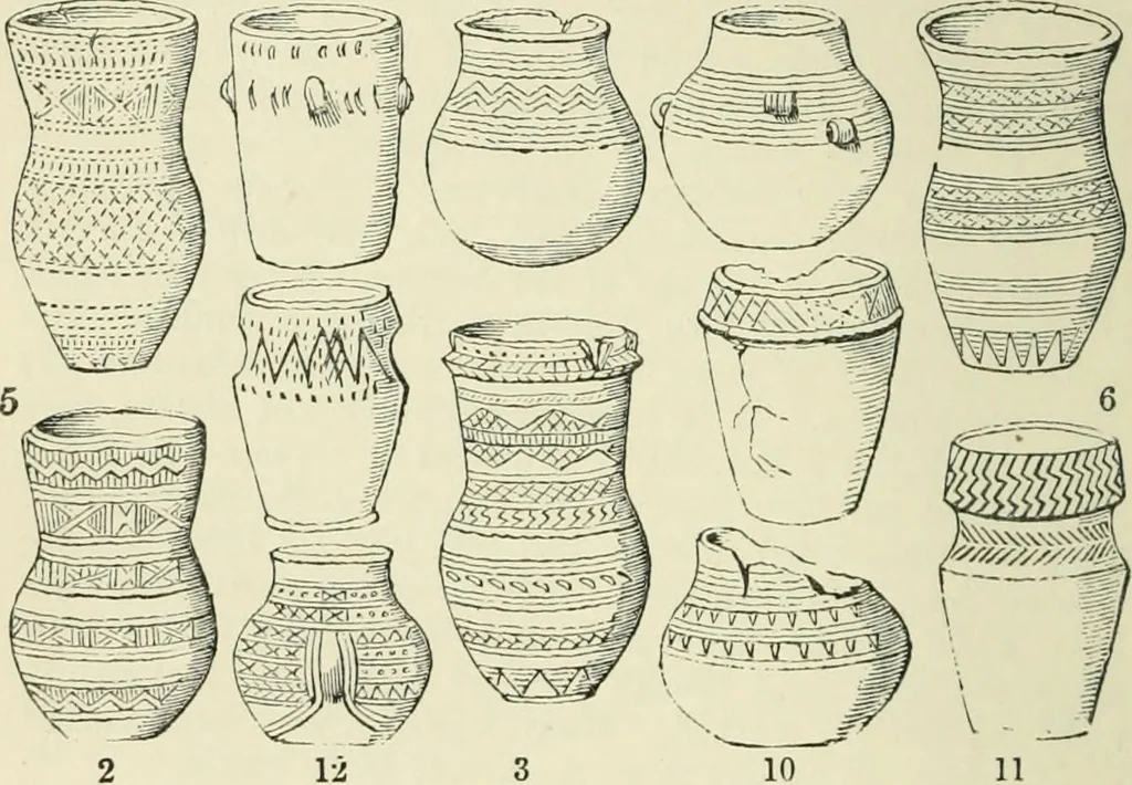 An illustration from The Celt, the Roman, and the Saxon : a history of the early inhabitants of Britain, down to the conversion of the Anglo-Saxons to Christianity ; illustrated by the ancient remains brought to light by recent research / by Thomas Wright ; with numerous engravings on wood, 1902, leaf 109