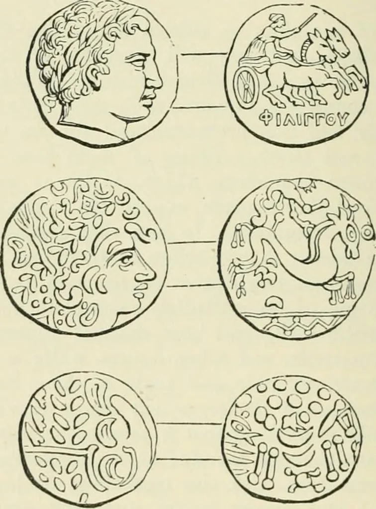 An illustration from The Celt, the Roman, and the Saxon : a history of the early inhabitants of Britain, down to the conversion of the Anglo-Saxons to Christianity ; illustrated by the ancient remains brought to light by recent research / by Thomas Wright ; with numerous engravings on wood, 1902, leaf 125