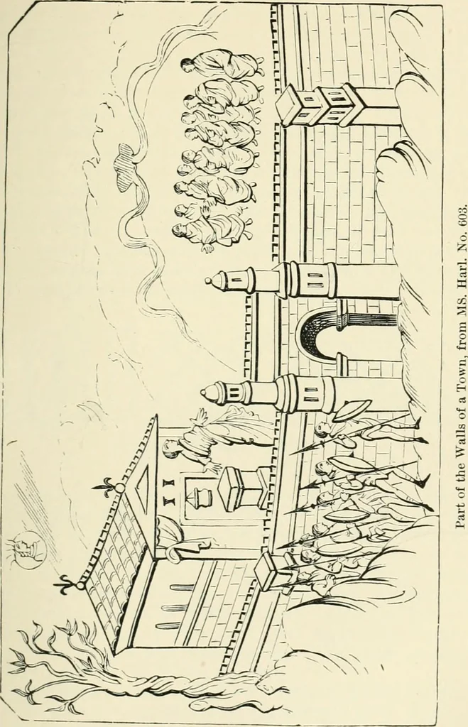 An illustration from The Celt, the Roman, and the Saxon : a history of the early inhabitants of Britain, down to the conversion of the Anglo-Saxons to Christianity ; illustrated by the ancient remains brought to light by recent research / by Thomas Wright ; with numerous engravings on wood, 1902, leaf 196