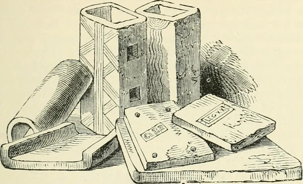 An illustration from The Celt, the Roman, and the Saxon : a history of the early inhabitants of Britain, down to the conversion of the Anglo-Saxons to Christianity ; illustrated by the ancient remains brought to light by recent research / by Thomas Wright ; with numerous engravings on wood, 1902, leaf 200