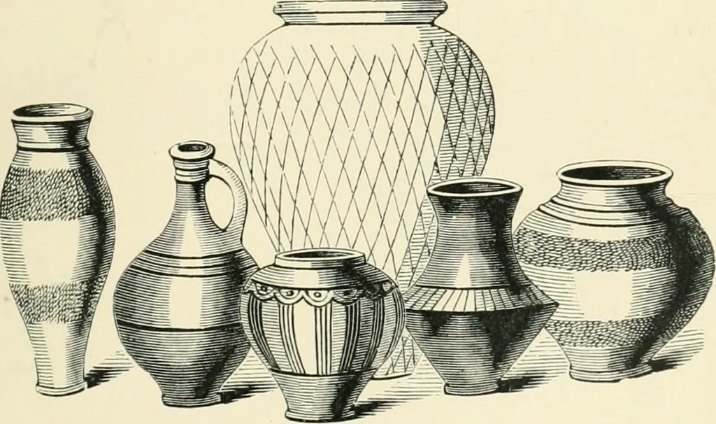 An illustration from The Celt, the Roman, and the Saxon : a history of the early inhabitants of Britain, down to the conversion of the Anglo-Saxons to Christianity ; illustrated by the ancient remains brought to light by recent research / by Thomas Wright ; with numerous engravings on wood, 1902, leaf 276