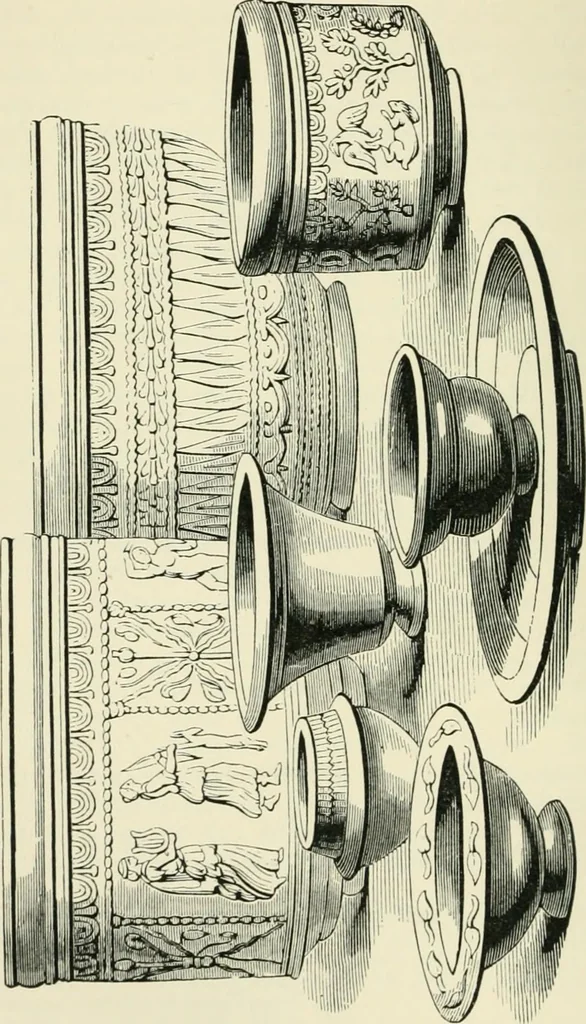 An illustration from The Celt, the Roman, and the Saxon : a history of the early inhabitants of Britain, down to the conversion of the Anglo-Saxons to Christianity ; illustrated by the ancient remains brought to light by recent research / by Thomas Wright ; with numerous engravings on wood, 1902, leaf 289