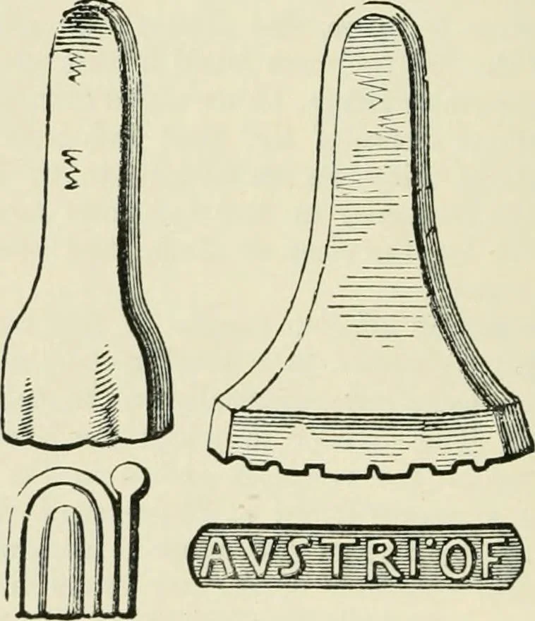 An illustration from The Celt, the Roman, and the Saxon : a history of the early inhabitants of Britain, down to the conversion of the Anglo-Saxons to Christianity ; illustrated by the ancient remains brought to light by recent research / by Thomas Wright ; with numerous engravings on wood, 1902, leaf 293