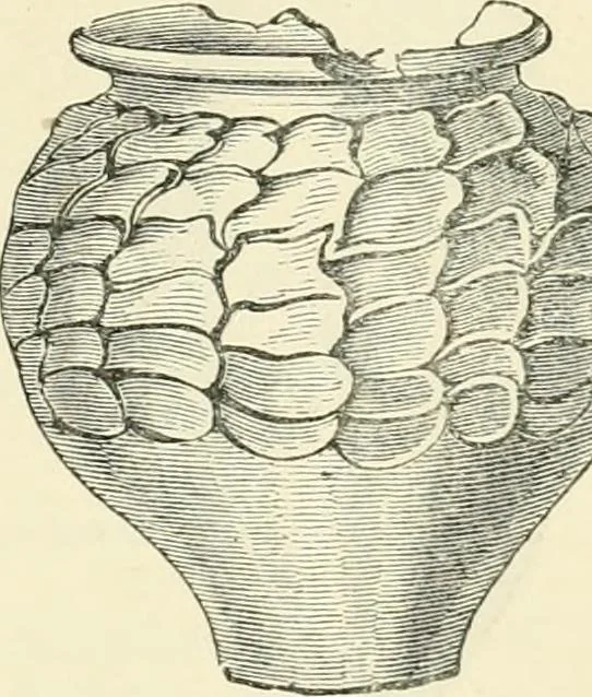 An illustration from The Celt, the Roman, and the Saxon : a history of the early inhabitants of Britain, down to the conversion of the Anglo-Saxons to Christianity ; illustrated by the ancient remains brought to light by recent research / by Thomas Wright ; with numerous engravings on wood, 1902, leaf 296