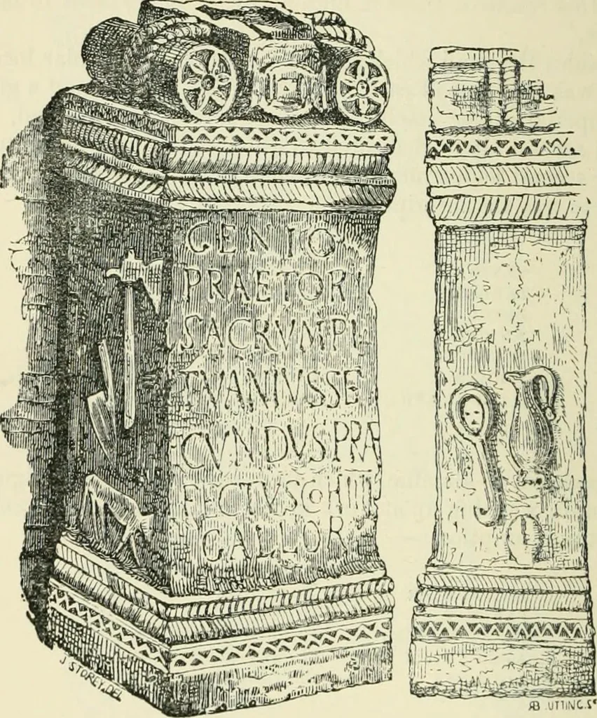 An illustration from The Celt, the Roman, and the Saxon : a history of the early inhabitants of Britain, down to the conversion of the Anglo-Saxons to Christianity ; illustrated by the ancient remains brought to light by recent research / by Thomas Wright ; with numerous engravings on wood, 1902, leaf 351